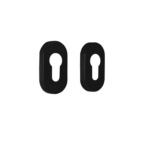 Накладки на сердцевину CISA 06093.04 овальные черный - Фото №1