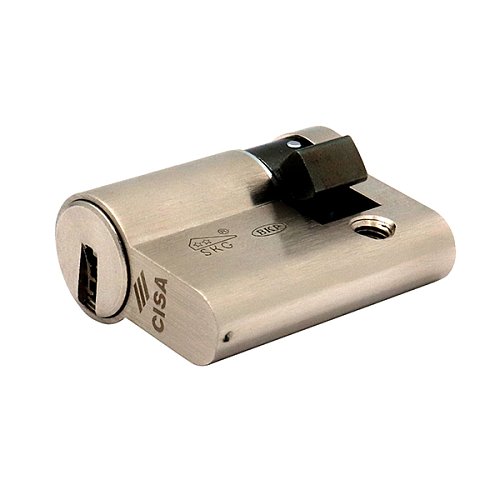 Цилиндр половинка CISA Astral Tekno PRO 40 (30*10) никель матовый 5 ключей - Фото №3