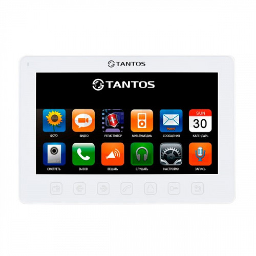 Видеодомофон TANTOS Prime Slim 7" white - Фото №1