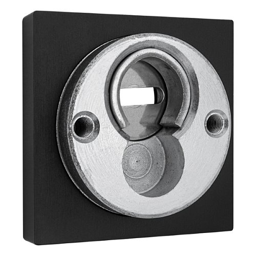 Протектор врізний AZZI FAUSTO Quadro NO квадратний чорний матовий - Фото №2