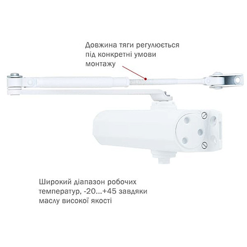 Дотягувач RYOBI D-2005V BC STD до 100кг FIRE Білий - Фото №7