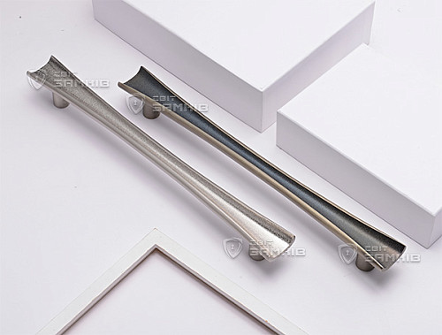 Ручка скоба ORO/ORO L13 45cm/37cm (половинка) SN сатин - Фото №2