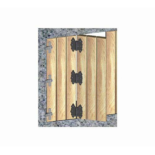 Петля AMIG мод.9010 90x60x3 мм черный - Фото №2