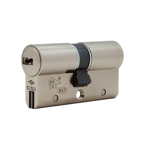 Циліндр CISA AP4 S 80 (40*40) нікель матовий 5 ключів - Фото №2