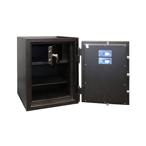 Сейф вогнезламостійкий GRIFFON CL II.68.E BLACK - Фото №3