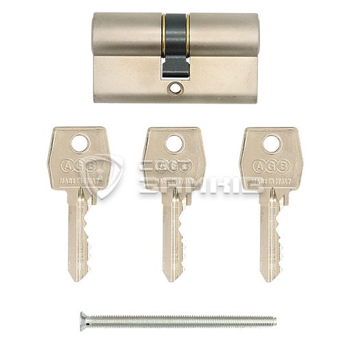 Цилиндр AGB MOD 600 70 (30*40) хром матовый - Фото №4