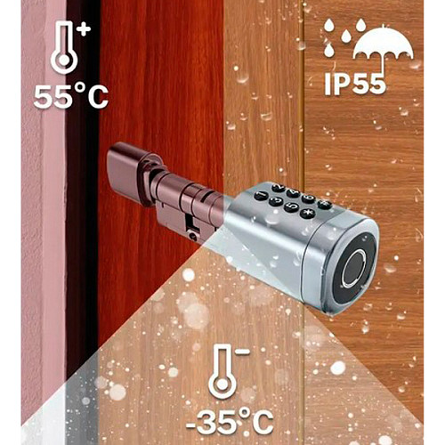 Умный цилиндр PES Cylinder 70T (35*35T) черный - Фото №7