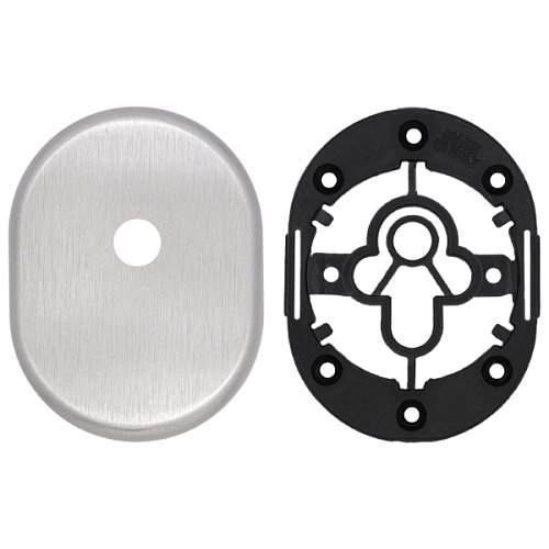 Накладка під шток AZZI FAUSTO MP/KSV овальна стандарт нікель матовий - Фото №3