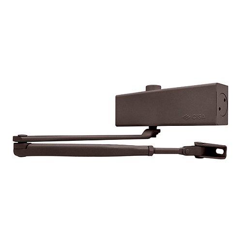 Доводчик CISA C1510.03.0.88 Professional Plus2 STD до 80 кг FIRE коричневый - Фото №1