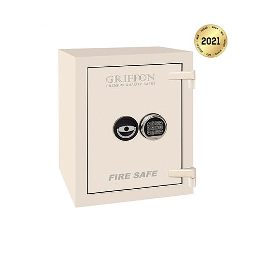 Сейф вогнестійкий GRIFFON FSL.57.E CREAM - Фото №1