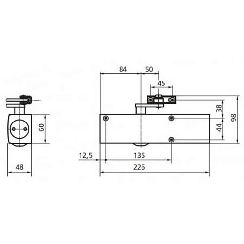 Дотягувач GEZE TS 2000 NVBC STD до 100кг FIRE Чорний - Фото №2