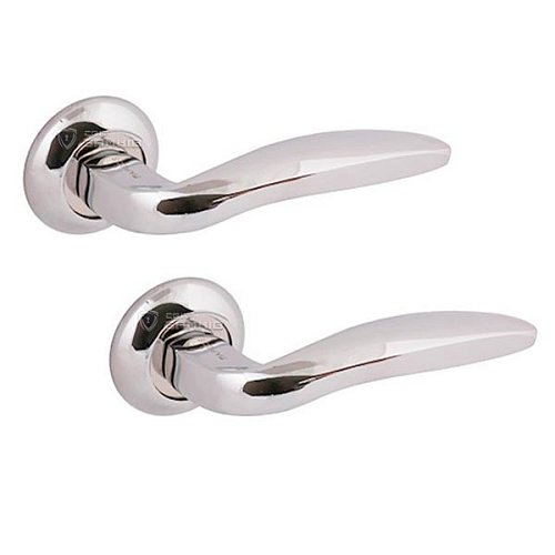 Ручки на розеті APECS Megapolis Beijin H-0809-A CR хром - Фото №1