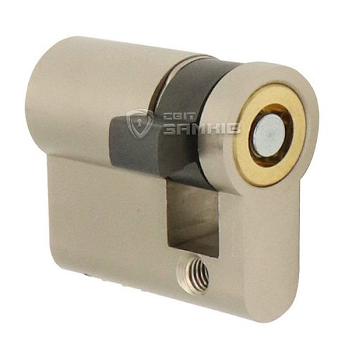 Цилиндр половинка TITAN K5 40 (30*10) никель сатин 3 ключа - Фото №3