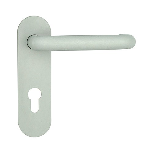 Ручки противопожарные на планке MARVON SP1 нажимная-нажимная 72мм серый матовый - Фото №4