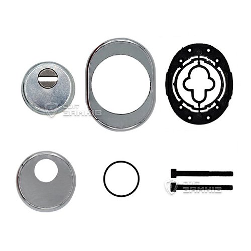 Протектор AZZI FAUSTO F23 42 мм хром - Фото №4