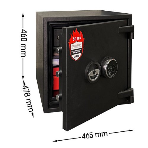 Сейф вогнестійкий GRIFFON FRS.45.E BLACK - Фото №8