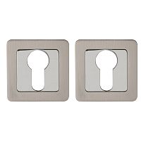 Накладки на серцевину PUNTO QL SN/CP матовий нікель/хром