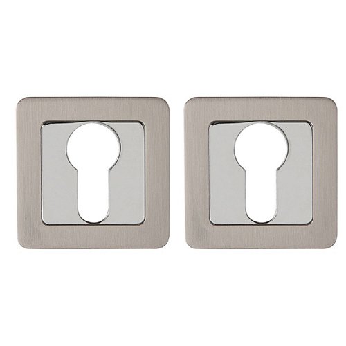 Накладки на серцевину PUNTO QL SN/CP матовий нікель/хром