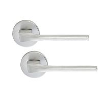 Ручки на розетте ILAVIO 2081 (1055-1112) хром матовый