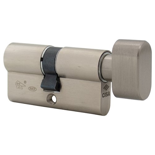 Цилиндр CISA ASIX P8 95T (45*50T) никель матовый 5 ключей - Фото №6
