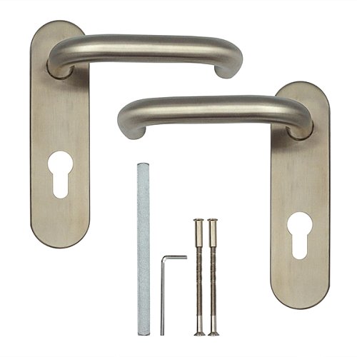 Ручки противопожарные MARVON SP1 нажимная-нажимная нержавеющая сталь - Фото №6