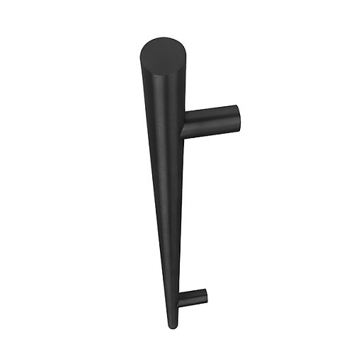 Ручки скобы ABARO Bali 90° L:1600 X:1400 D:32mm SS 304 черный RAL 9005 (комплект) - Фото №2