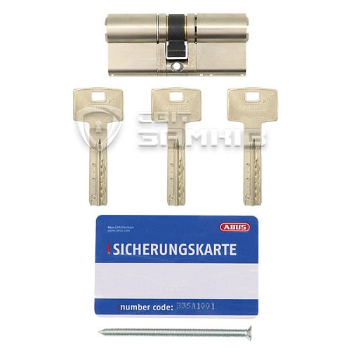 Цилиндр ABUS Bravus 3500 MX Magnet (модульный) 80 (40*40) никель сатин - Фото №6