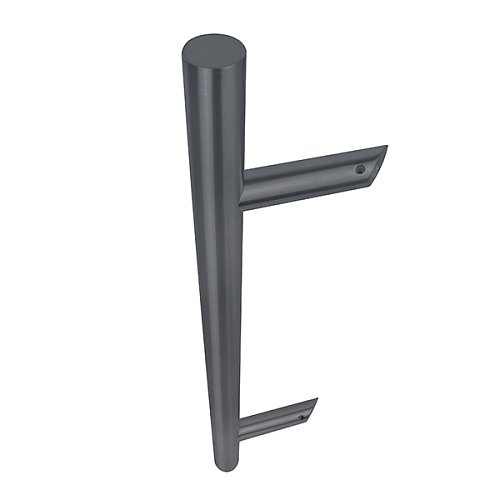 Ручки скоби ABARO Bali 45° L:400 X:200 D:32mm SS 304 антрацит RAL 7016 (комплект) - Фото №2