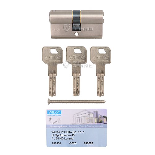 Цилиндр WILKA 3600 КАРАТ S3 60 (30*30) никель - Фото №4