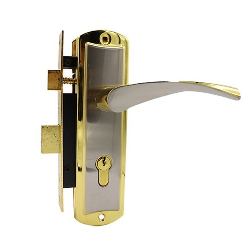 Комплект замка BAODELI 8541-32 (BS40*57мм) SN/GP никель/латунь - Фото №1