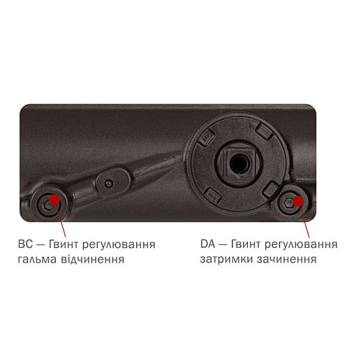 Дотягувач RYOBI DS-4550P BC/DA PRL HO з фіксацією до 200кг Коричневий - Фото №8