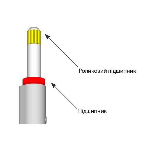 Завіс приварний з регулюванням ALDEGHI LUIGI 1250AL150-2C 150 мм - Фото №2