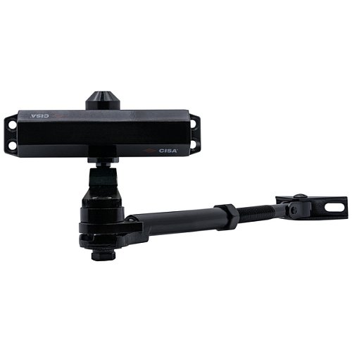 Дотягувач CISA 60471.03.0.44 STD HO з фіксацією до 80 кг чорний - Фото №2