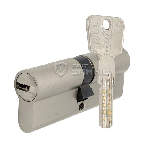 Цилиндр TITAN K5 100 (35*65) никель сатин - Фото №1