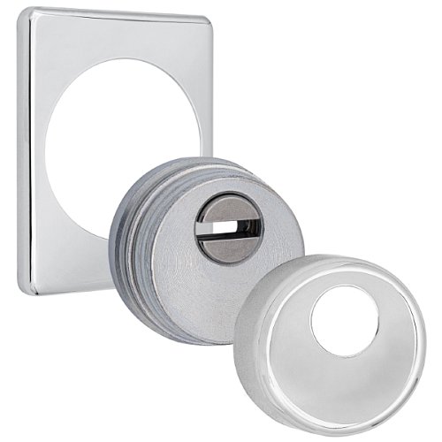 Протектор AZZI FAUSTO Antitubo 25 мм ME50/TEKNO/CL прямокутний хром полірований - Фото №1