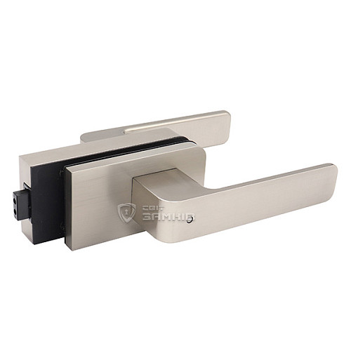 Ручка-заскочка WALA H4S32/SM1OM1 для скляних дверей магнітна з фіксатором B1 INOX нержавіюча сталь - Фото №1