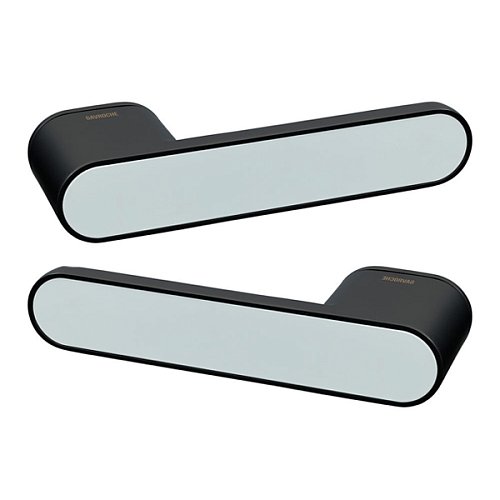 Ручки на розетте GAVROCHE GRclick черный/белый - Фото №1