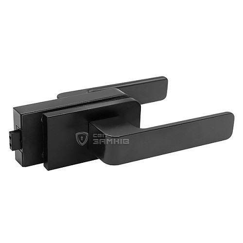 Ручка-защелка WALA H4S32/SM1OM1 для стеклянных дверей магнитная матовый черный - Фото №1