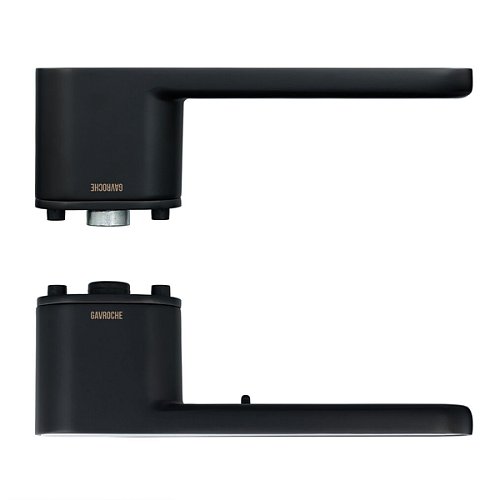 Ручки на розетте GAVROCHE GRclick черный/белый - Фото №5