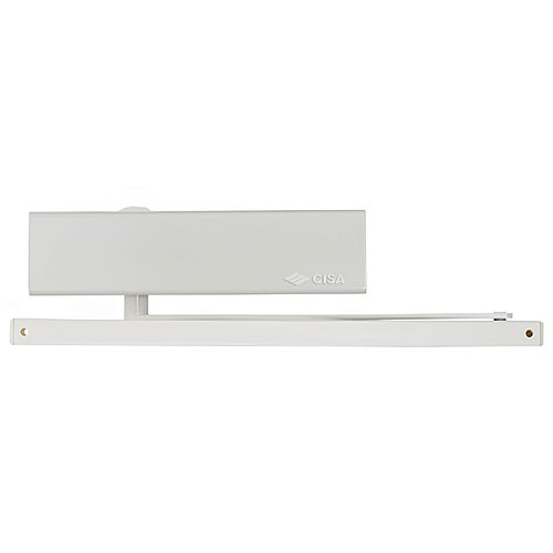 Доводчик CISA D5210.03.0.45 BC SLD HO с фиксацией до 80 кг белый - Фото №2