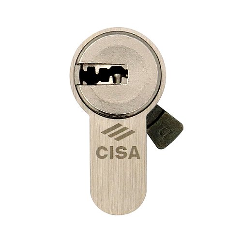 Циліндр половинка CISA Astral Tekno PRO 40 (30*10) нікель матовий 3 ключі - Фото №4