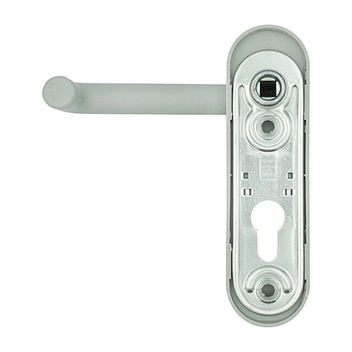 Ручки противопожарные на планке MARVON SP1 нажимная-нажимная 72мм серый матовый - Фото №5