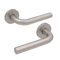 Ручки на розеті CISA PL Radius кругла розета 07070.73 нержавіюча сталь