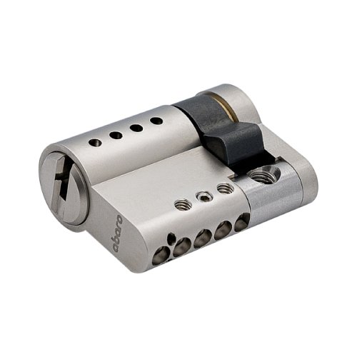 Циліндр половинка ABARO P600 (модульний) 41 (31*10) Ni нікель сатин 5 ключів - Фото №5