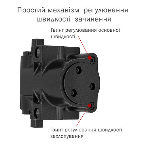 Дотягувач RYOBI D-4550 BC/DA UNIV до 200кг FIRE Чорний - Фото №5