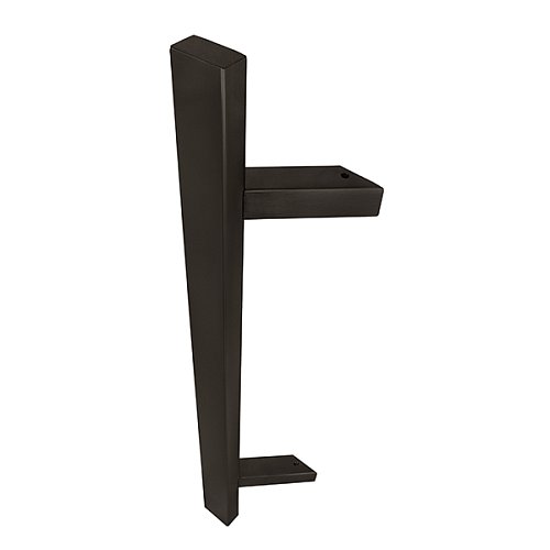 Ручка скоба ABARO Sydney 45° L: 600 X: 400 W: 40*20mm SS 304 черный RAL 9005 (половинка) - Фото №5