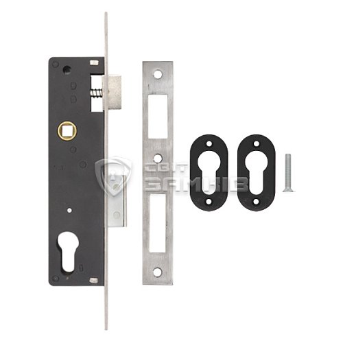 Механізм замка SANTOS 726 (BS30*85мм, 22мм) матовий хром - Фото №4