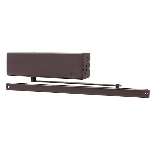 Доводчик CISA D5210.03.0.88 BC SLD HO с фиксацией до 80 кг коричневый - Фото №1