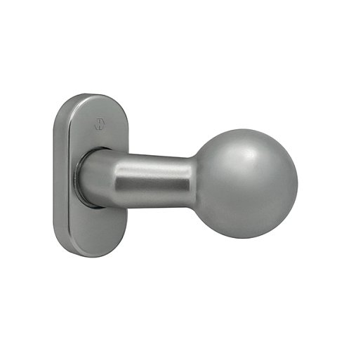 Ручка-кноб CISA 07070.56.0B1 фиксированная анодированная серая - Фото №4