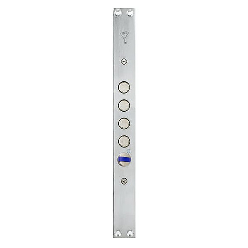 Механізм замка MUL-T-LOCK Omega OFMPB10328L VIP/3in1 (BS65*85мм) хром полірований без зв.планки - Фото №4